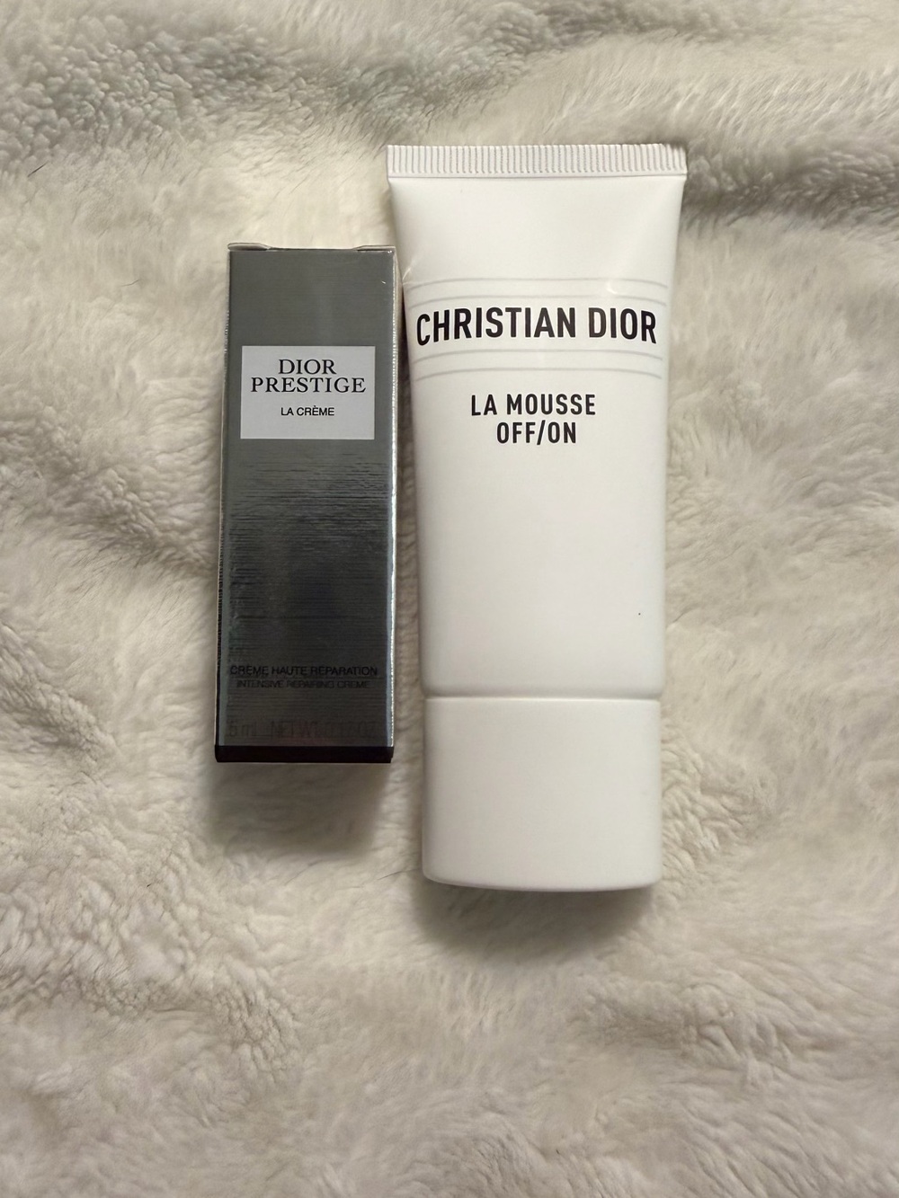 Christian Dior La Mousse Off/On Cleansing Foam and Prestige La Crème